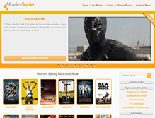 Tablet Screenshot of moviessurfer.com